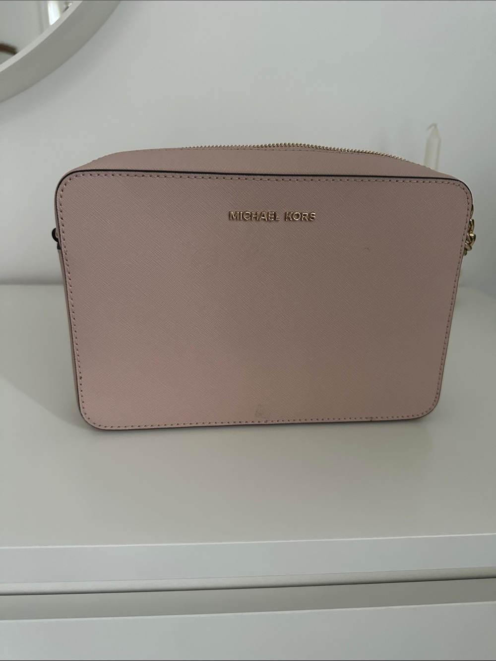 Michael Kors Blush Saffiano Leather Crossbody
